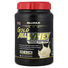 أولماكس, GOLD ALLWHEY® ، بروتين مصل اللبن الممتاز ، بنكهة الفانيليا الفرنسية ، رطلان (907 جم)