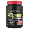 أولماكس, Gold AllWhey® ، بروتين مصل اللبن الممتاز ، بنكهة الفراولة ، رطلان (907 جم)