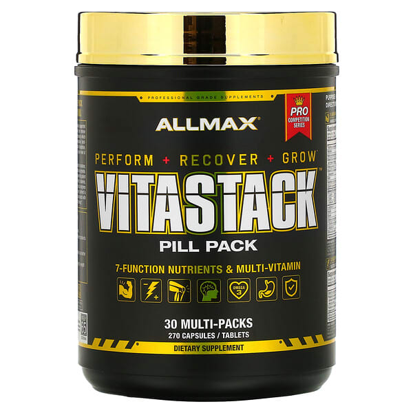 ALLMAX, Vitastack（ビタスタック）、カプセルパック、マルチパック30袋