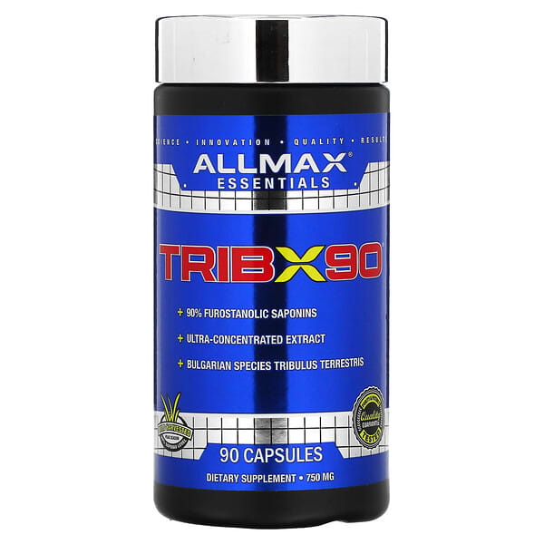 ALLMAX, TribX90, 750 mg, 90 Capsules