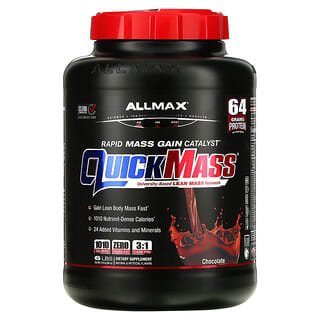 ALLMAX, QuickMass, Rapid Mass Gain Catalyst, Chocolate, 6 lbs (2.72 kg)