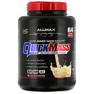 ALLMAX, Quick Mass, Rapid Mass Gain Catalyst,, Vanilla, 6 lbs (2.72 kg)