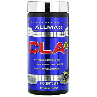ALLMAX Nutrition, CLA95, 1000 mg, 150 cápsulas blandas