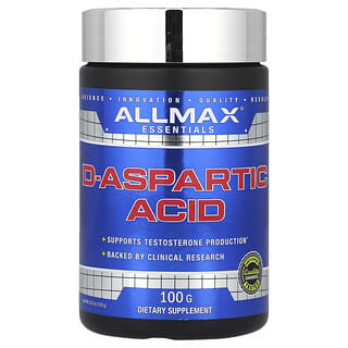 ALLMAX, D-アスパラギン酸、3.53 oz（100 g）