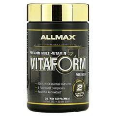ALLMAX, Vitaform, мультивітаміни преміальної якості для чоловіків, 60 таблеток