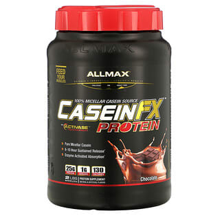 ALLMAX, CaseinFX，100% 酪蛋白膠束蛋白，巧克力，2 磅。（907 克）