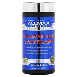 ALLMAX, L-카르니틴 + 타르타르산염, 캡슐 120정