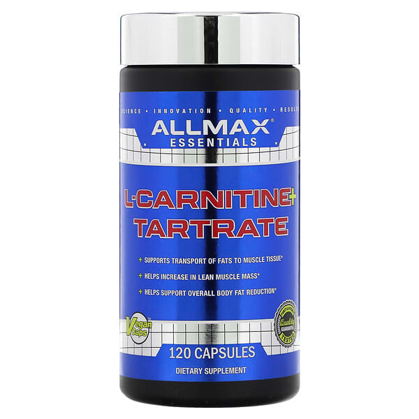 ALLMAX, L-カルニチン＋酒石酸塩、120粒