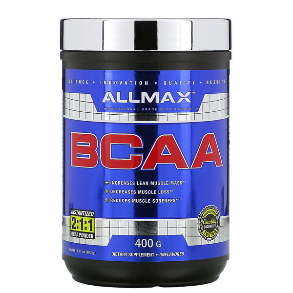 ALLMAX Nutrition, BCAA, Instantized 211 Ratio, Unflavored Powder, 400 g