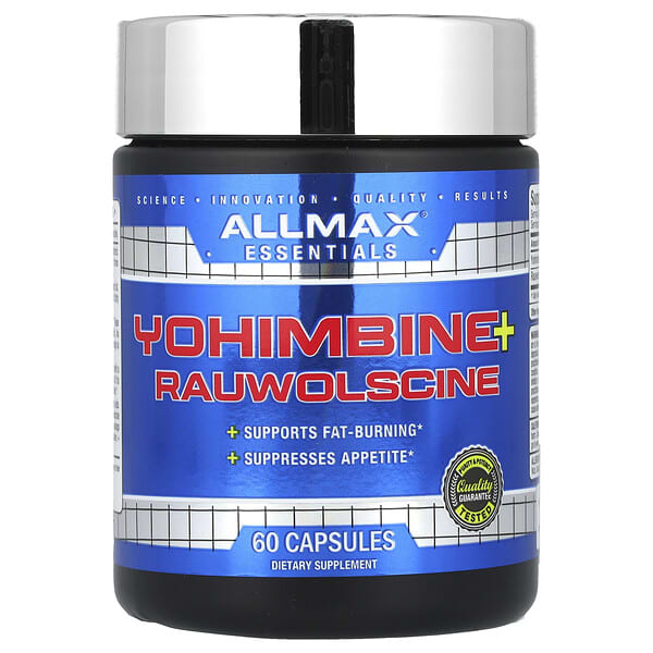 ALLMAX, Yohimbine + Rauwolscine, 60 Capsules