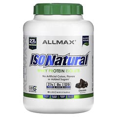 ALLMAX, IsoNatural, Whey Protein Isolate, Molkenproteinisolat, Schokolade, 2,27 kg (5 lbs.)