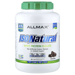 ALLMAX, ISONatuur™, wei-eiwitisolaat, chocolade, 5 lbs (2,27 kg)