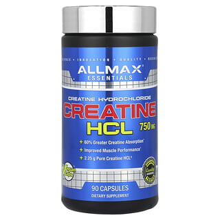 ALLMAX, Clorhidrato de creatina, 750 mg, 90 cápsulas