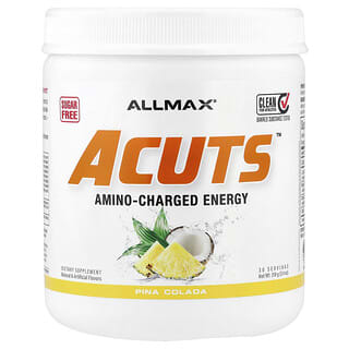 ALLMAX, ACUTS™, Amino-Charged Energy Drink, Pina Colada, 7.4 oz (210 g)