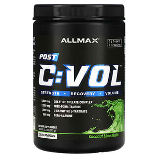 ALLMAX, CVOL 锻炼后肌肉复原营养粉，椰子莱姆味莫吉托，13.2 盎司（375 克）