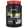 أولماكس, GOLD ALLWHEY® ، بروتين مصل اللبن الممتاز ، بسكويت وكريمة ، 32 أونصة (907 جم)