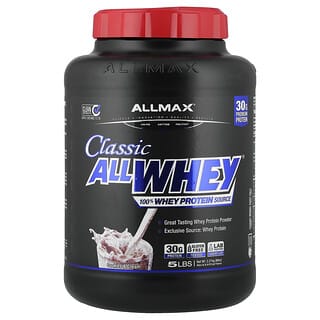 ALLMAX, CLASSIC ALLWHEY®, источник 100% сывороточного протеина, печенье и сливки, 5 фунтов (2,27 кг)