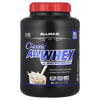 ALLMAX, CLASSIC ALLWHEY®, 100% Whey Protein, Vanilla, 5 lbs (2.27 kg)