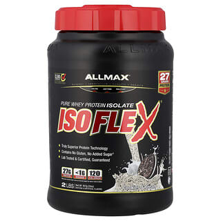 أولماكس‏, ISOFLEX® ، بروتين مصل اللبن النقي المعزول ، بسكويت وكريمة ، رطلان (907 جم)