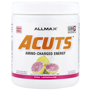ALLMAX, ACUTS™, Amino-Charged Energy Drink, Pink Lemonade, 7.4 oz (210 g)