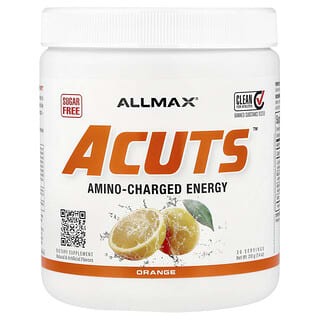 ALLMAX, ACUTS, Amino-Charged Energy Drink, Orange, 210 g (7,4 oz.)