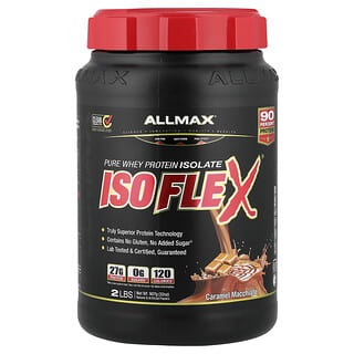 ALLMAX, ISOFLEX®, Pure Whey Protein Isolate, Caramel Macchiato, 2 lbs (907 g)