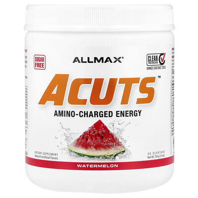ALLMAX, ACUTS™, Amino Acid Energy, Watermelon Flavor, 7.4 oz (210 g)