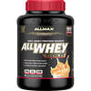 AllWhey（オールホエイ）ゴールド、100％ホエイタンパク質ソース、塩キャラメル、2.27 kg。