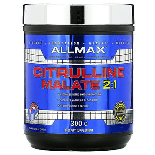 ALLMAX Nutrition, Malato de Citrulina, Sem Sabor (300 g)