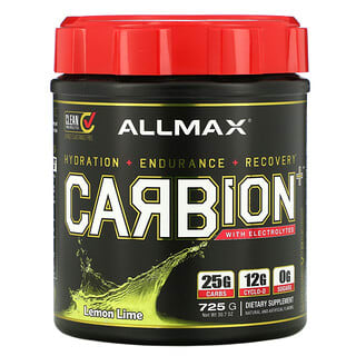 ALLMAX, CARBion + con electrolitos, lima limón, 30,7 oz (725 g)