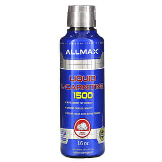 ALLMAX, Liquid L-Carnitine 1500, Fruit Punch, 16 oz (473 ml)