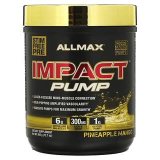 ALLMAX‏, مضخم العضلات Impact، بالأناناس والمانجو، 12.7 أونصة (360 جم)