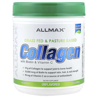 ALLMAX, Collagène avec biotine et vitamine C, Non aromatisé, 440 g