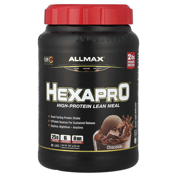 ALLMAX Hexapro™, High-Protein Lean Meal, Chocolate, 2 lbs (907 g)