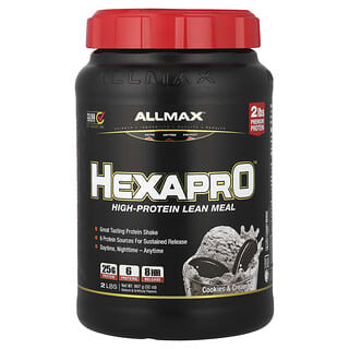 ALLMAX, Hexapro™, High-Protein Lean Meal, Cookies & Cream, 2 lbs (907 g)