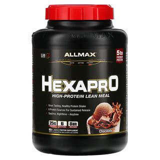 ALLMAX, Hexapro, Ultra-Premium 6-Protein Blend, Chocolate, 5 lbs (2.27 kg)