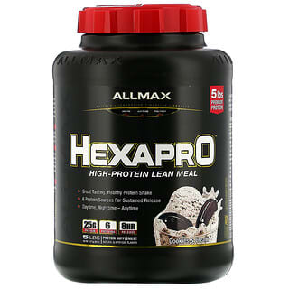 ALLMAX, Hexapro, высокобелковое обезжиренное питание, вкус печенья со сливками. 2,27 кг (5 фунтов)