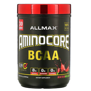 ALLMAX Nutrition, AMINOCORE BCAA, Melancia, 315 g (0,69 lbs)