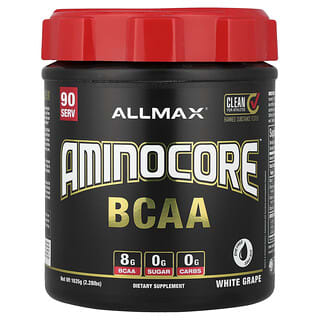 ALLMAX, AMINOCORE™, BCAA, Uva blanca, 945 g (2,1 lb)