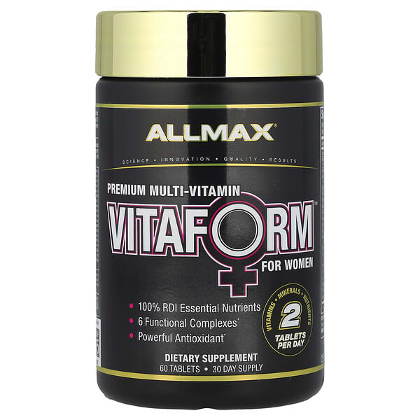 ALLMAX, Vitaform, 여성용 프리미엄 종합 비타민, 60정