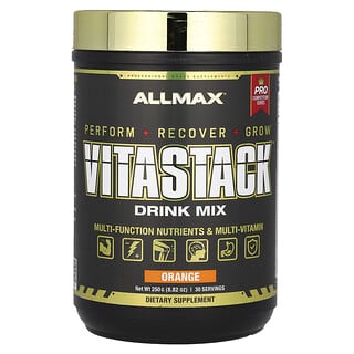 ALLMAX, Vitastack, Mistura para Bebida, Laranja, 250 g (8,82 oz)
