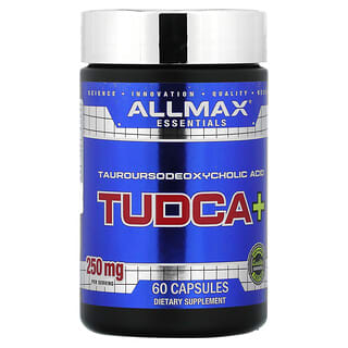 ALLMAX, TUDCA+, тауроурзодезоксихолева кислота для підтримки печінки, 250 мг, 60 капсул