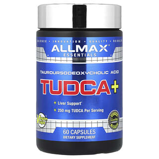 ALLMAX, TUDCA+, Suplemento de ácido tauroursodeoxicólico, 250 mg, 60 cápsulas