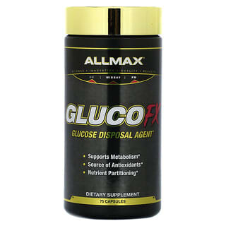 ALLMAX, Gluco FX, 75 Capsules