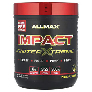 ALLMAX, IMPACT™ IGNITER XTREME, Pre-Workout, Pineapple Mango, 12.7 oz (360 g)