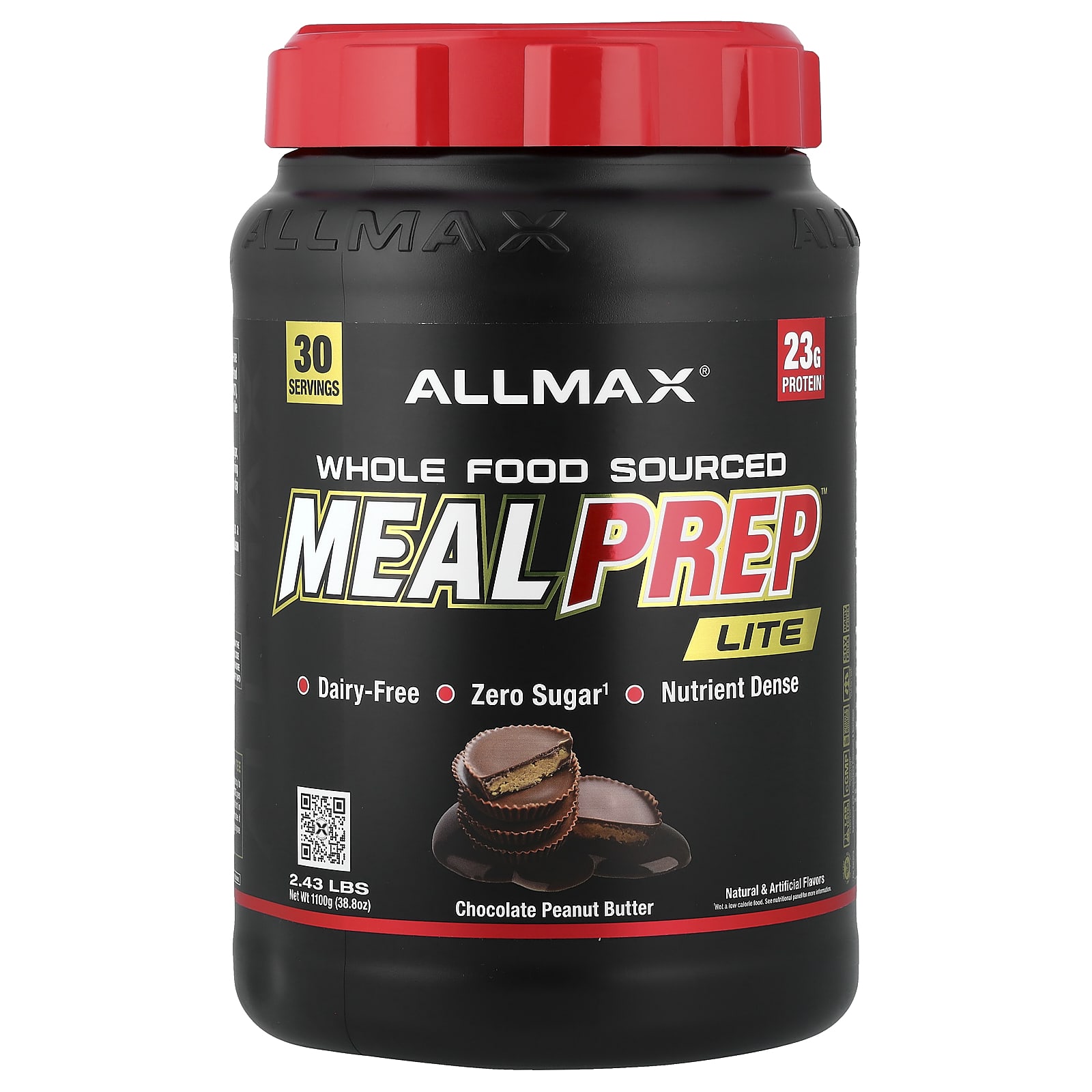 ALLMAX, Meal Prep™ Light, шоколад и арахисовая паста, 38,8 унции (2,43 фунта)