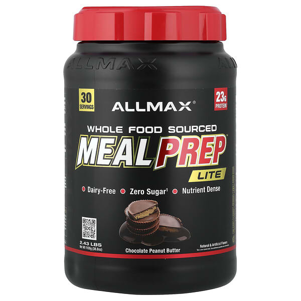 ALLMAX, Meal Prep™ Lite，巧克力花生醬味，2.43 磅（38.8 盎司）