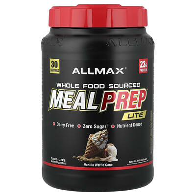 ALLMAX, Meal Prep™ Lite, Vanilla Waffle Cone Flavor, 2.09 lbs (951 g)
