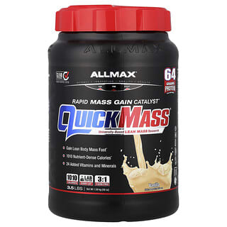 ALLMAX, QuickMass®，快速增肌催化劑，香草味，3.5 磅（1.59 千克）