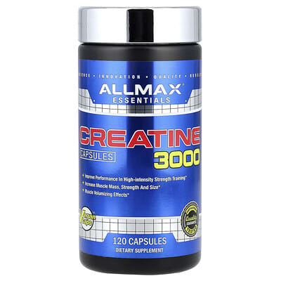ALLMAX, Creatine 3000, 120 Vegetarian Capsules (750 mg per capsule)